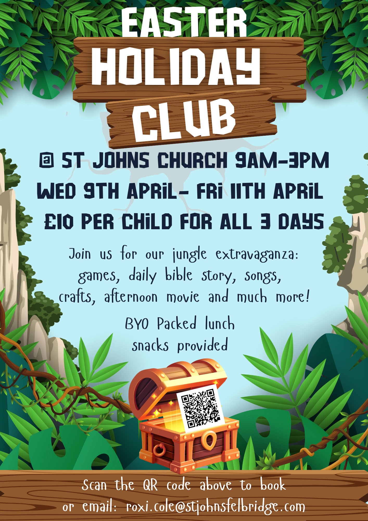 Easter Holiday Club Poster 